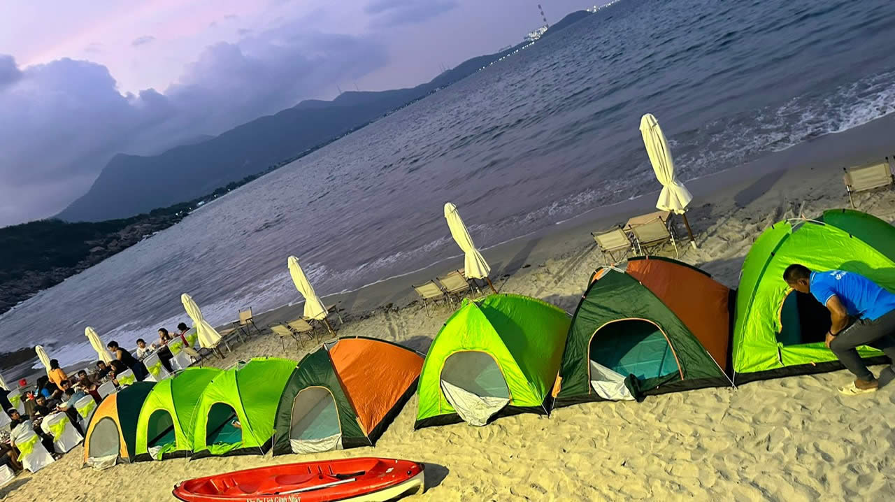 cắm trại camping gành nhảy